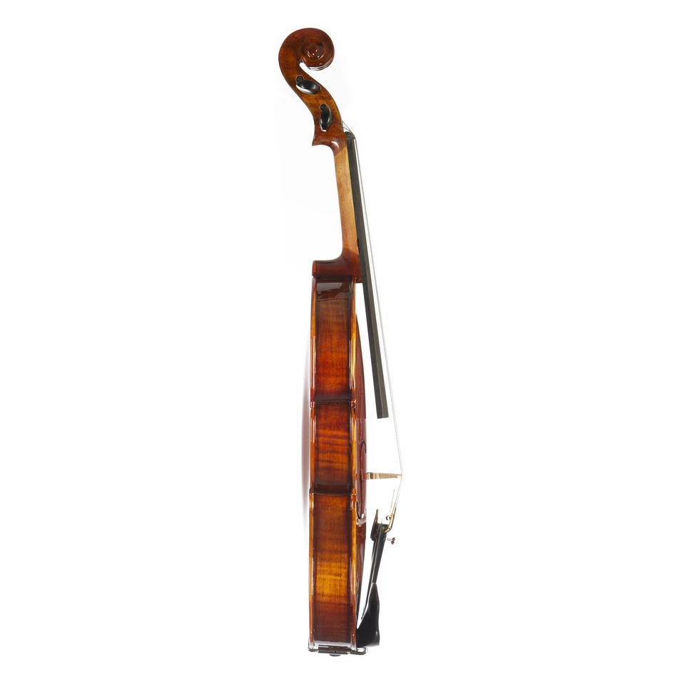 Fame FVN-118, 1/4 Violine, Vollmassiv, Ebenholz-Garnitur, Brasilholz-Bogen - Bild 4 von 4