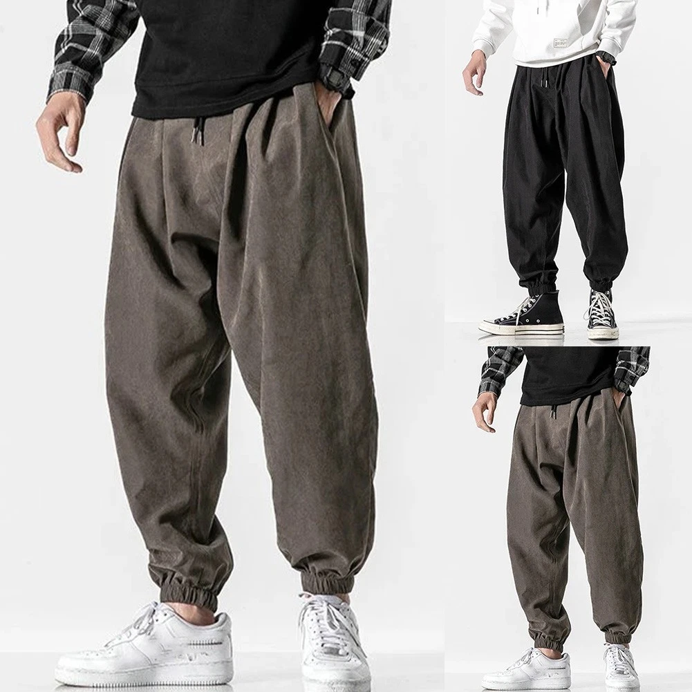 Fashionable Casual Wear Pants Four Seasons Wear Lightweight Polyester Fabric