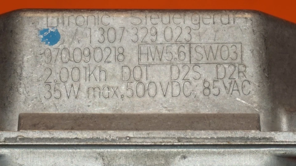 MERCEDES BENZ XENÓN CAJA LASTRE FARO 1997 1998 1999 2001 2002 1307329023 Foto 4 de 4