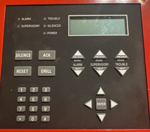 Silent Knight 058641-PCA 6820 Fire Alarm Control Panel Display Keypad ...