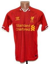 LIVERPOOL ENGLAND 2013/2014 HOME FOOTBALL SHIRT WARRIOR SIZE S ADULT