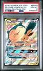 Pokemon PSA 10 Eevee & Snorlax GX SM169 SM Black Star Promo TAG TEAM FA Holo