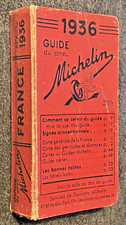 Guide Michelin Rouge 1936 -
