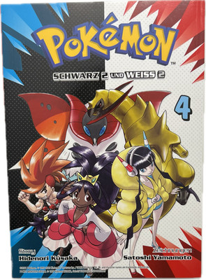 Pokemon Schwarz und Weiss 2 - 4 Manga deutsch