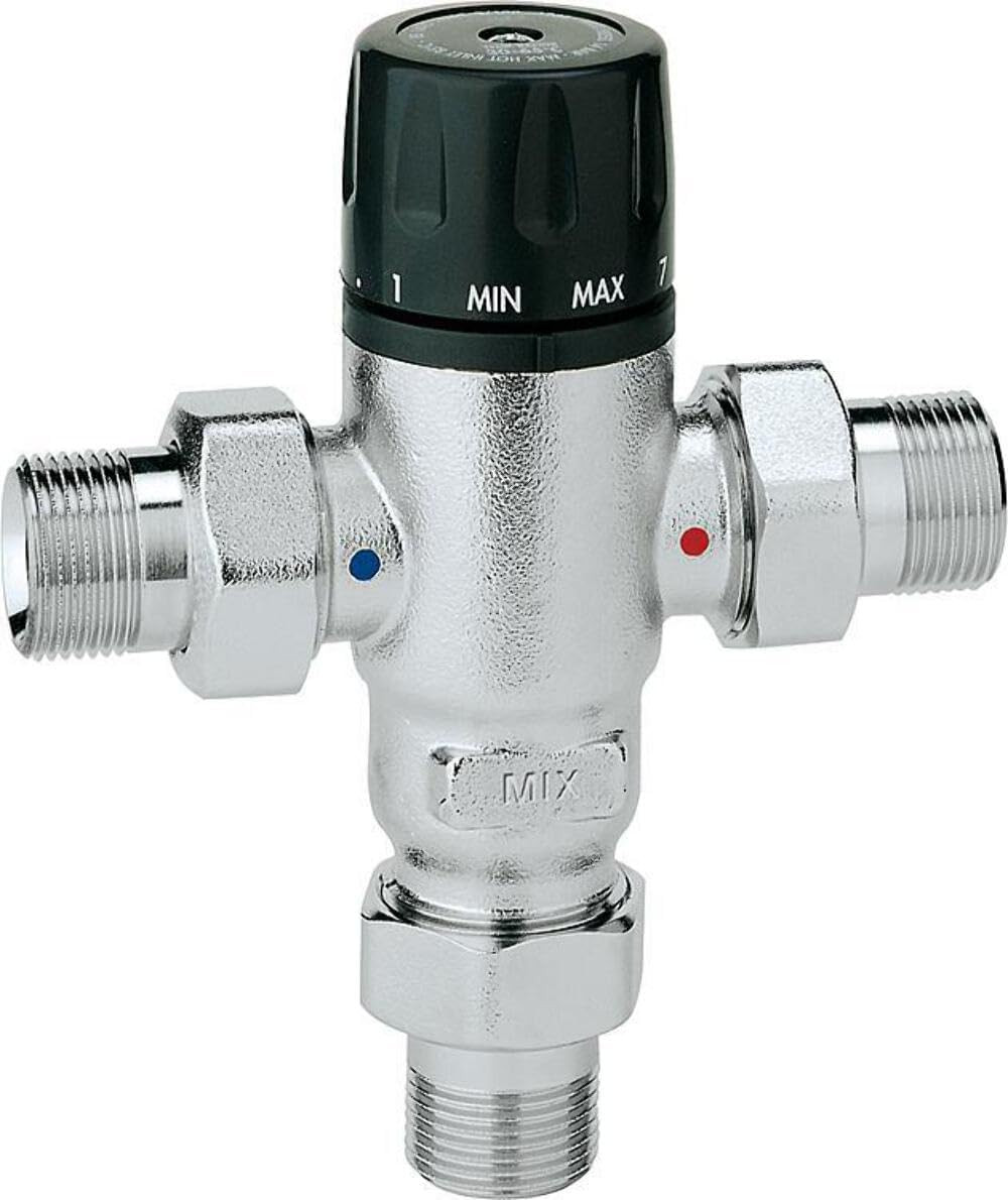 521400 – Miscelatore Termostatico Anticalcare 1/2'' 30 - 65 °C Regolabile, Argen