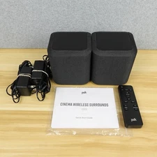 Polk Audio DSR3 Wireless Speakers Surround Sound Left Right for DBRX1 Sound Bar