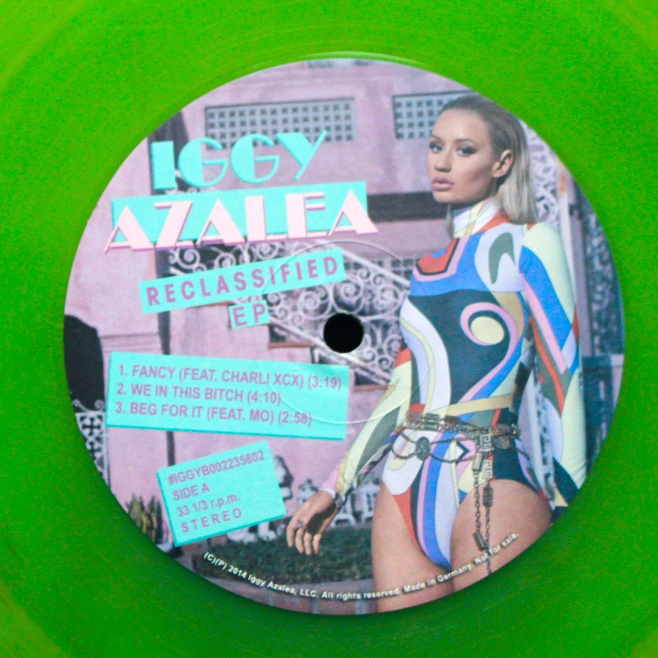 ORIGINAL 2014 CHARLIE XCX FANCY IGGY AZELEA 12" COLOR VINYL EP MINT NEW - Image 2 of 4