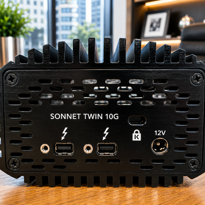 Sonnet Twin 10G Thunderbolt 2 to Dual-Port 10 Gigabit Ethernet