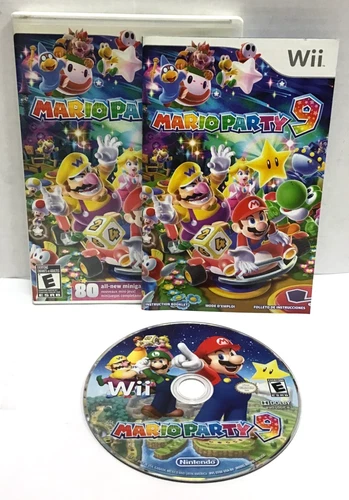 (MA3) Mario Party 9 (Nintendo Wii, 2012) with Manual