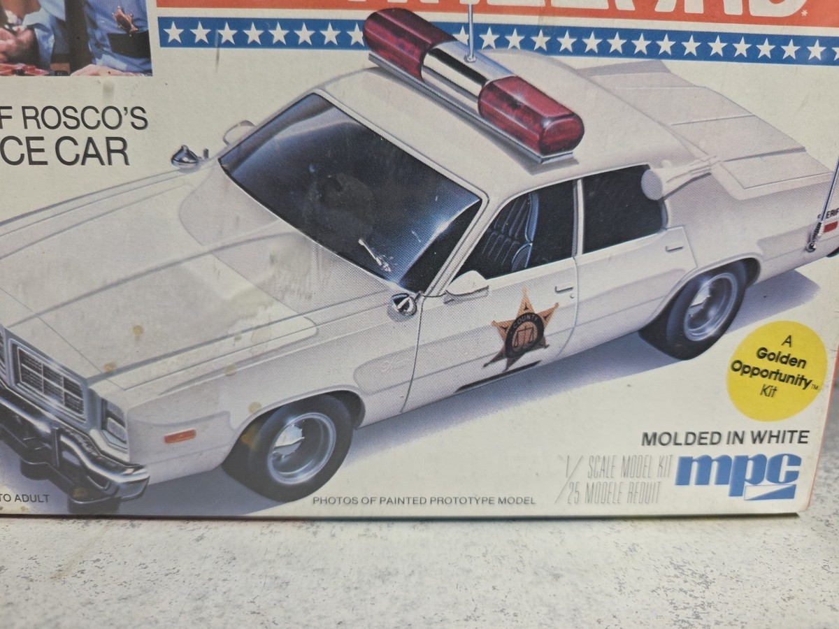 1982 MPC Dukes of Hazzard Sheriff Rosco's Police Car 1:25 Model