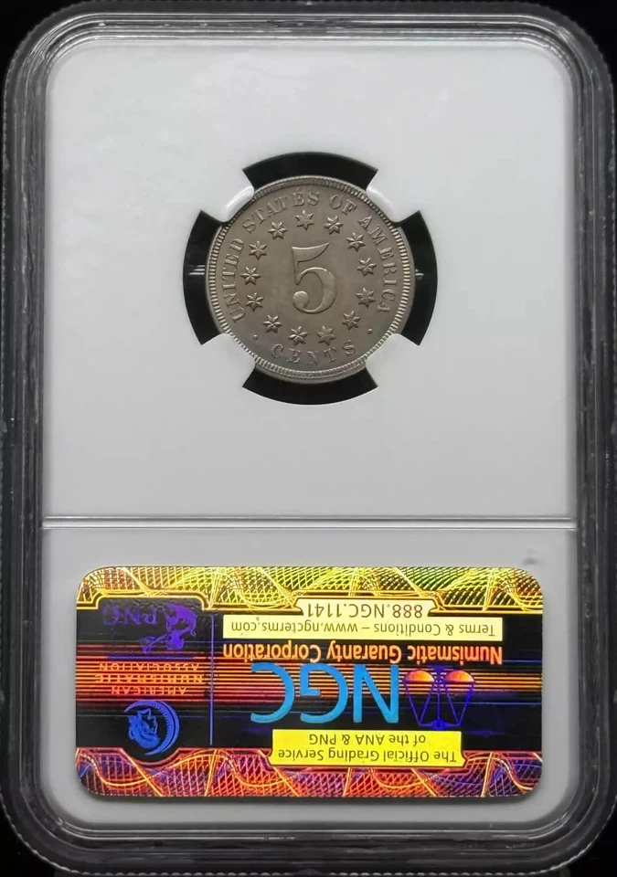 1869 Nickel Shield NGC PF-64 - Image 2 of 2