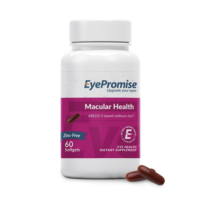 EyePromise Macular Health Eye Vitamin | 60 Softgel Capsules with No Zinc, Con...