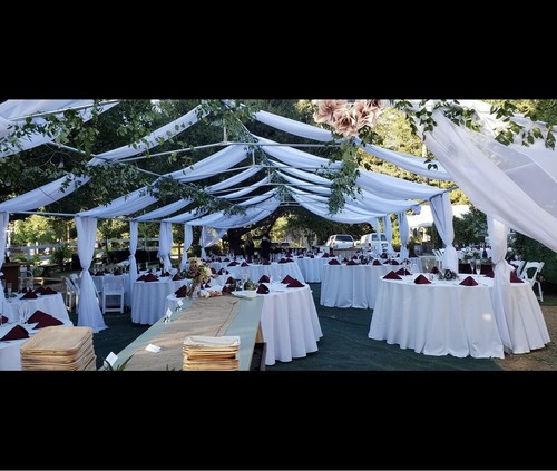 Sedona Designz 120" Wide Sheer Voile Chiffon Fabric, Perfect for Weddings Events - Picture 21 of 21