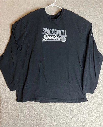 Adidas Shirt Adult XXL Black Gray Spell Out Long Sleeve Lightweight Mens - 第 1/8 張圖片