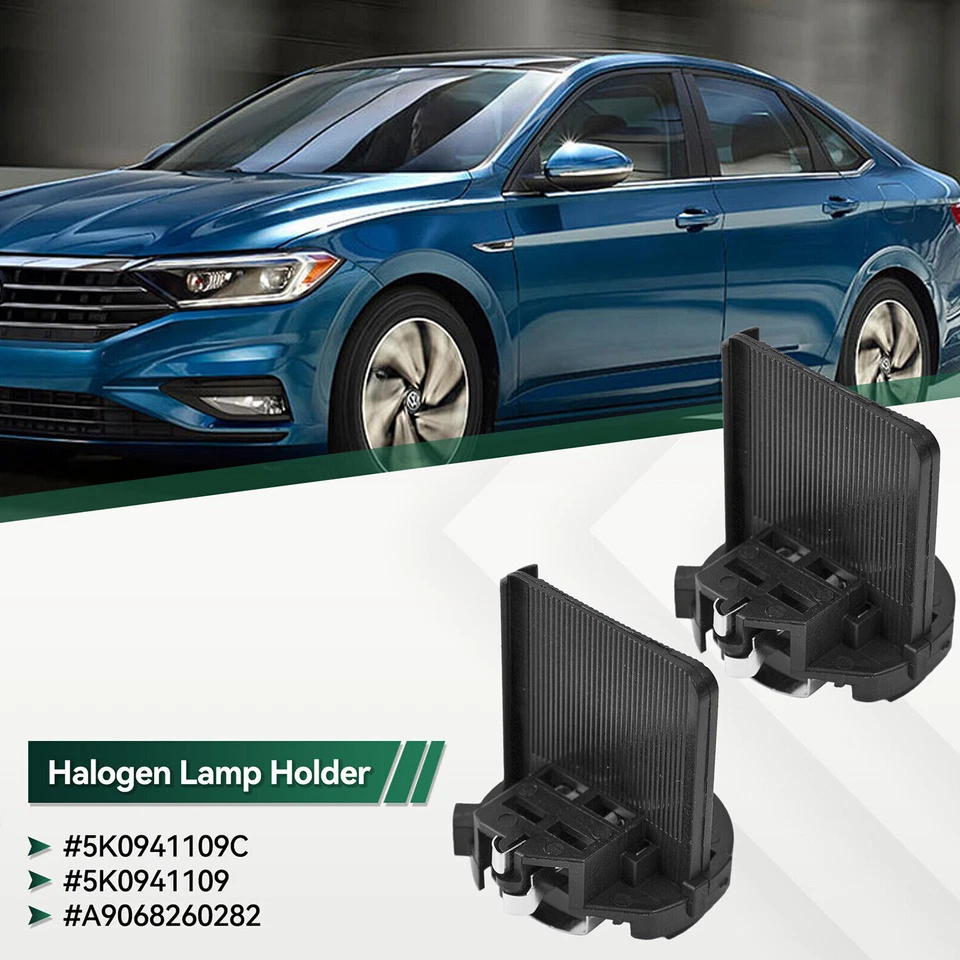 Adaptador de soporte de enchufe de bombilla de faro H7 para Volkswagen VW Golf Jetta Foto 2 de 4