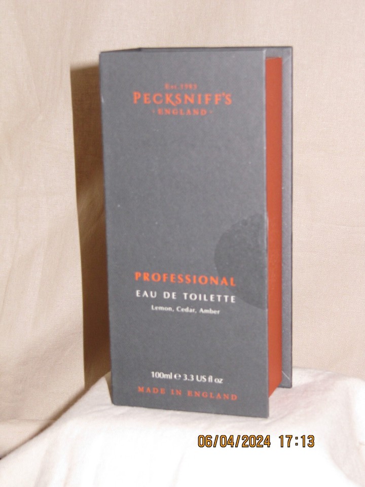 PECKSNIFF'S PROFESSIONAL EAU DE TOILETTE 100ml BOXED LEMON CEDAR AMBER