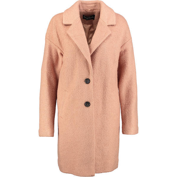 COCOON 100% wool COAT by COVENT GARDEN, London, bnwt peach boucle UK16 US12  IT48