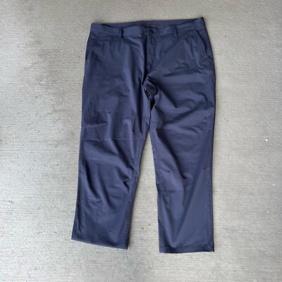 Rhone Mens Commuter Pants Navy Blue Stretch Performance Straight Size 40