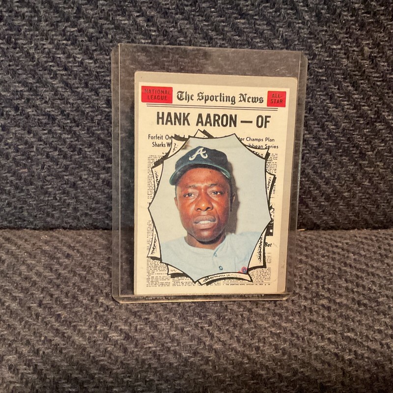 1970 TOPPS #462 HANK AARON BASEBALL CARD,ATLANTA BRAVES.