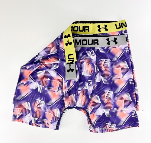 Under Armour Mens Tech HEATGEAR 3 Pack Boxer Jock Shorts Underwear-( 6 inches) - Picture 10 of 39