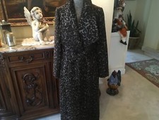 Cole Haan Leopard Ladies Long Coat Nwt  Size 10