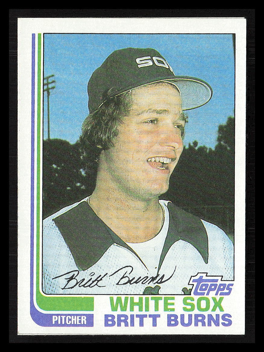 Britt Burns 1982 Topps #44 Chicago White Sox | eBay