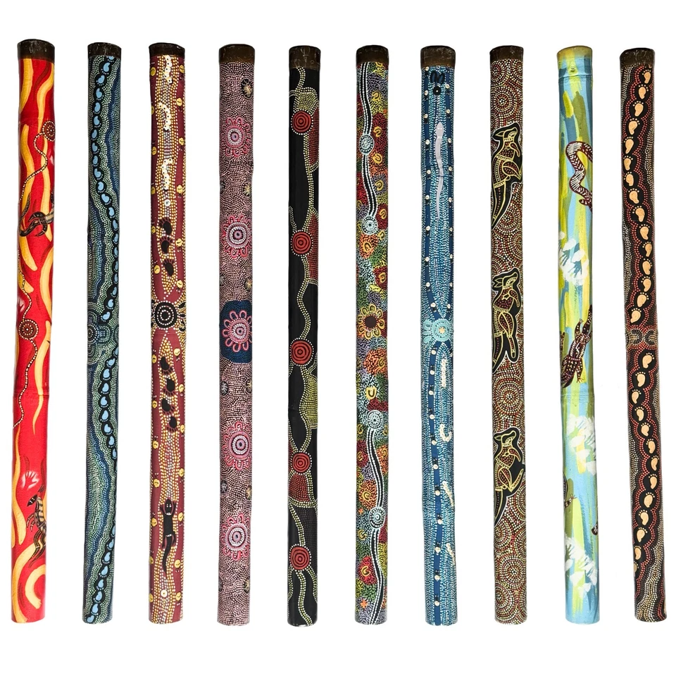 100cm / 40" DIDGERIDOO, BAMBOO - ABORIGINAL ART - AUSTRALIA, SOUVENIR, GIFT