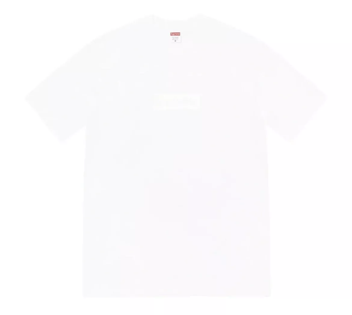 Supreme Tonal Box Logo Tee- White SS23 SIZE Medium