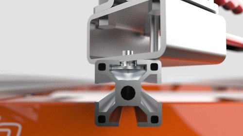 Single extruded profile for portable workbench Battipav multi bench - Picture 2 of 2