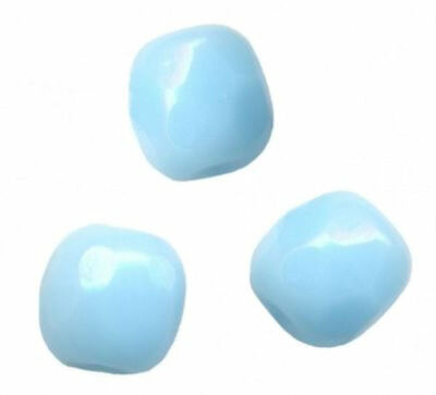 100 Perles Facettées De Bohême 3 Mm - Couleur Marbre Ciel - Preciosa - Livraison Gratuite