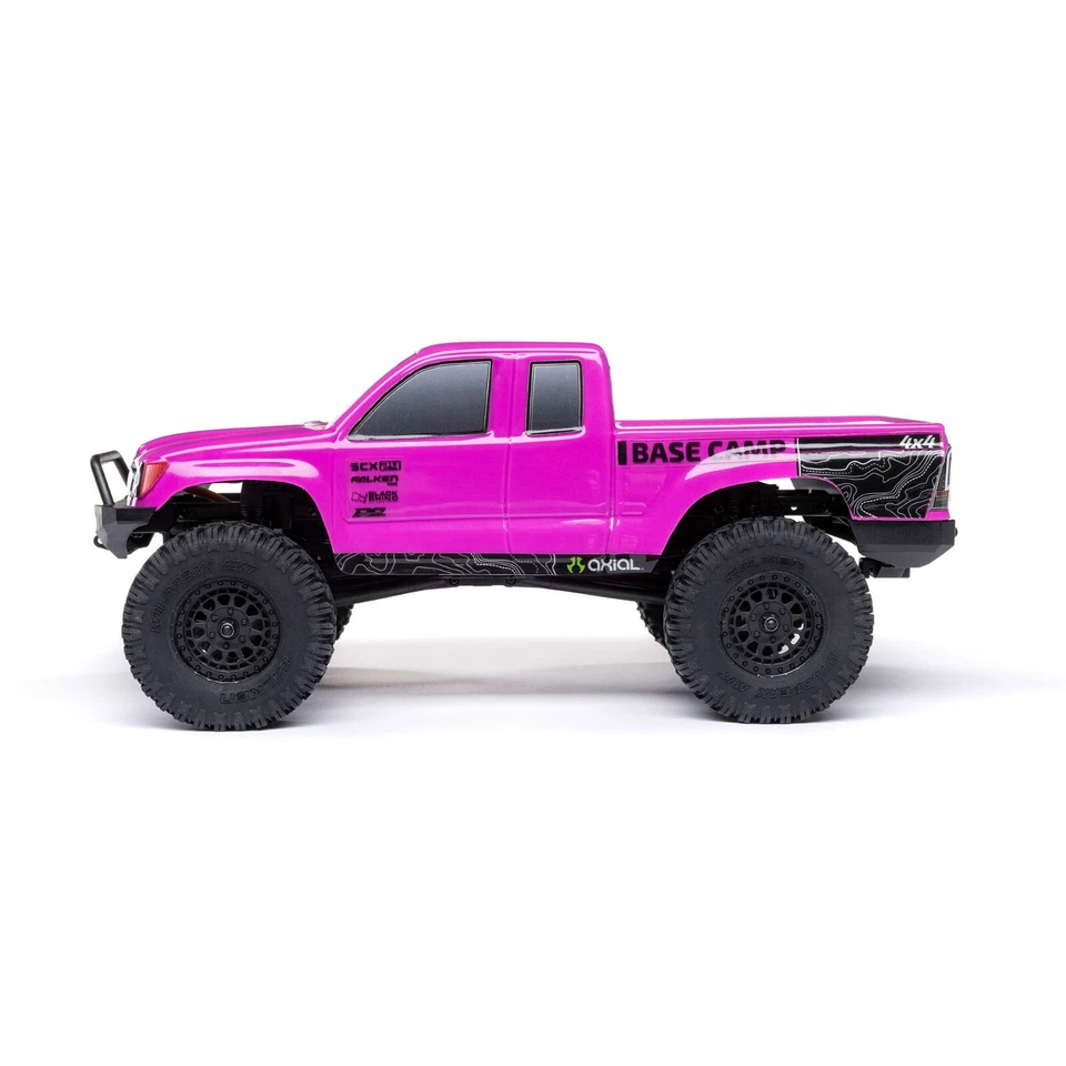 Axial SCX24 Base Camp 1/24 Scale Electric Brushed RTR Pink AXI1219T3 - Image 2 of 4