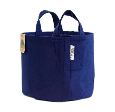 Root Pouch NAVY (45L - 12 gallons) Géotextile Smart grow Pot déco container