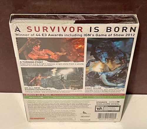 Xbox 360 Tomb Raider: The Beginning Steelbook Collectors Edition New Sealed - Picture 4 of 8