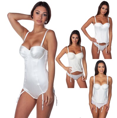 Assorted Panache Bridal Underwire Embroidered Bustier