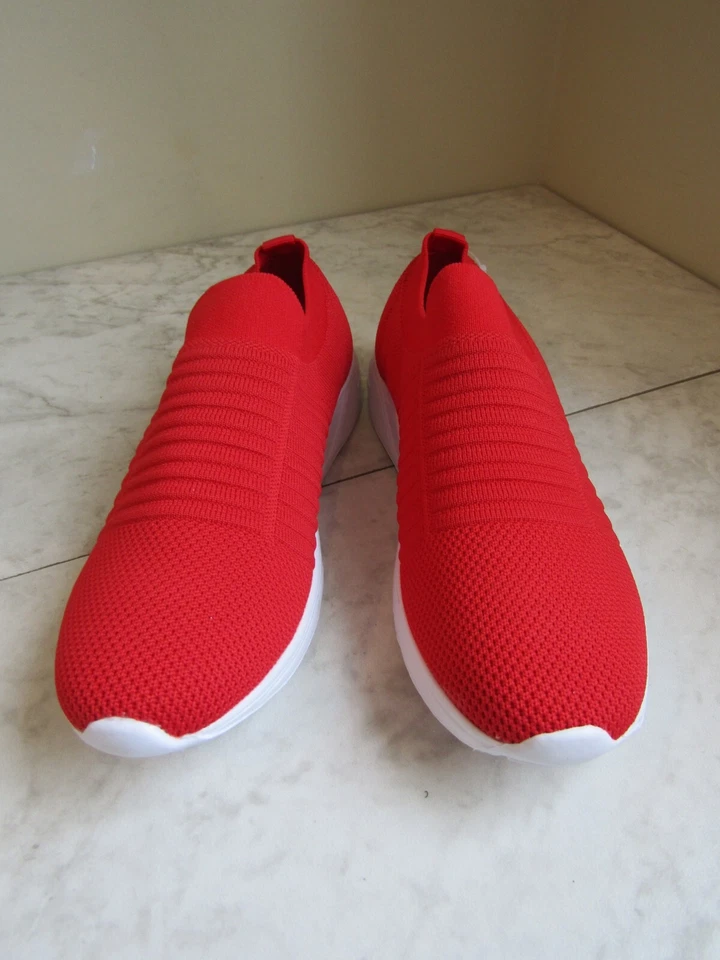 Nuevo en caja Zapatos para mujer Henry Ferrera Collection Melrose Red Malla 6,5 M Foto 2 de 4