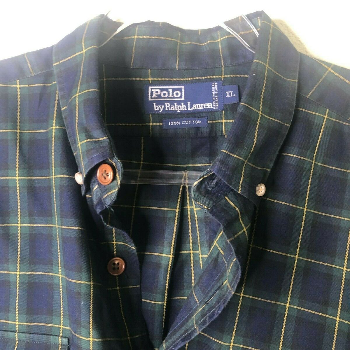 Vintage Polo Ralph Lauren Light/Heavy Flannel Men's Shirt Vintage Polo Ralph Lauren Light/Heavy Flannel Men's Shirt