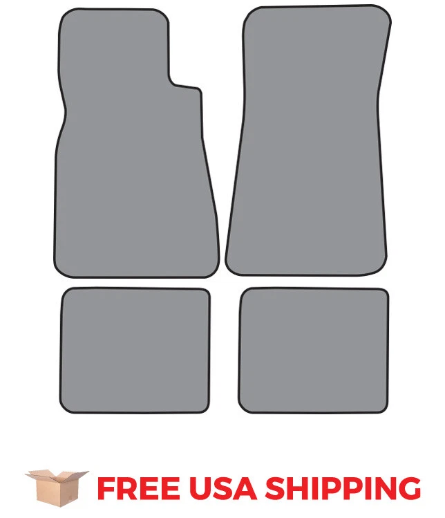 FITS 1977-1984 Cadillac DeVille 2DR Coupe Floor Mat 4pc Cutpile - Image 2 of 4