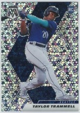 2021 Panini Mosaic Taylor Trammell Rookie Quick Pitch Silver Prizm Mariners RC