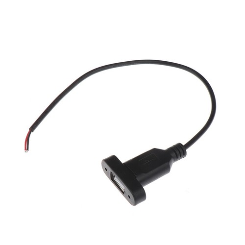 USB Type A Power Port Female Jacks Connector DIY Charging Socket USB-A Cable - Picture 8 of 8