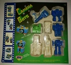 Vintage 1980's Camera Bots Figure Transformers Vending Machine Card Display NOS