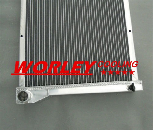 Radiador de aluminio de 3 filas para camionetas camionetas Chevy serie C/k 1967-1972 V8 69 70 71 - Imagen 5 de 6