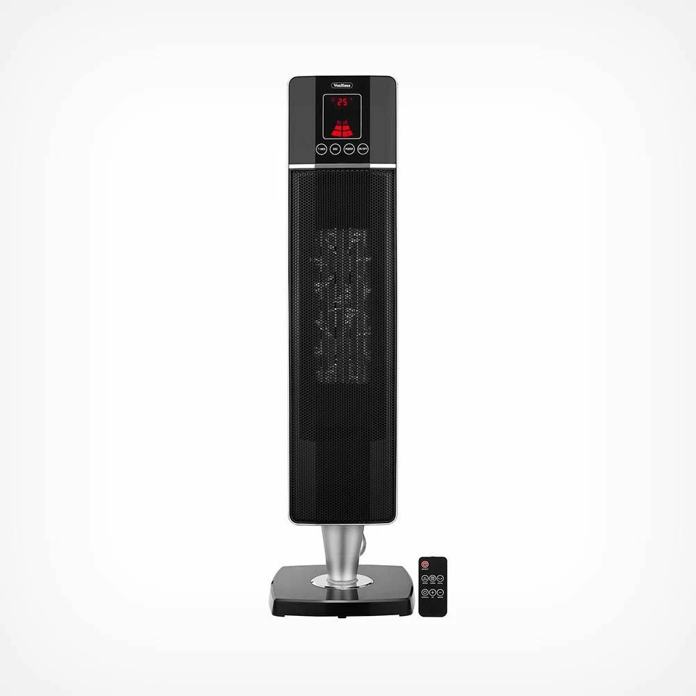 2000W Electric Oscillating Ceramic PTC Tower Fan Heater - Timer u0026 Remote  5060351499408 | eBay