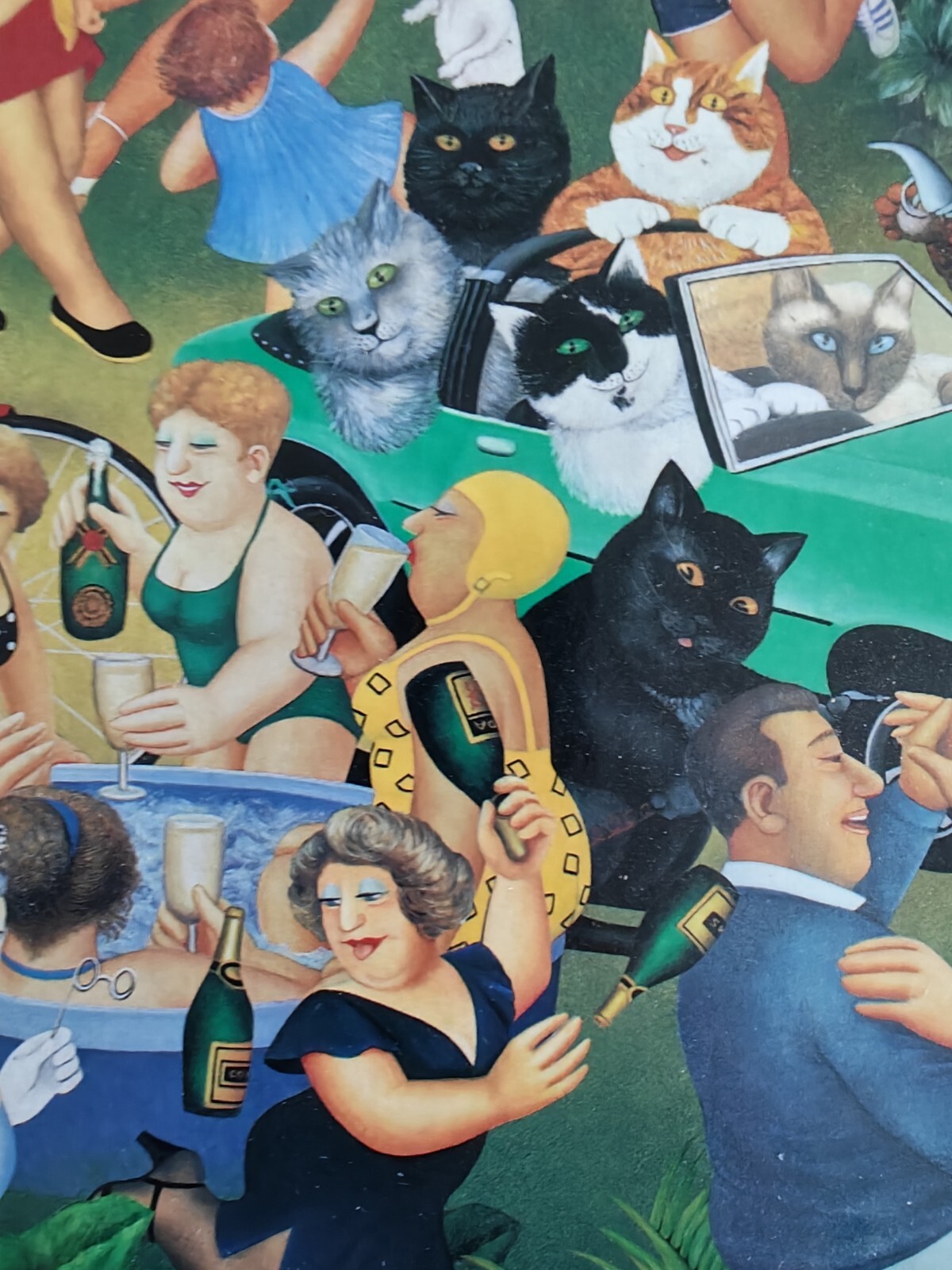 JIGSAW PUZZLE Flame Tree Beryl Cook Title GOOD TIMES 1000 Piece