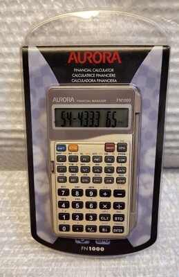 New- Aurora Financial Calculator /Financial Manager FN1000