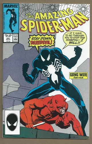 🔥AMAZING SPIDER-MAN #287*MARVEL, 1987*DAREDEVIL*FALCON*HOBGOBLIN*KINGPIN*VF+*