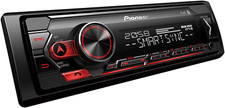 PIONEER 1-DIN Receiver with Bluetooth, Red/White Illumination, Usb/3.5Mm Jack, S