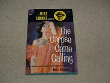The Corpse Came Calling Dell D401 Mike Shayne Mystery Brett Halliday 1961