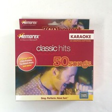 Memorex 3 CD Box Set Karaoke Classic Hits 50 Songs CD  Graphics Software SEALED