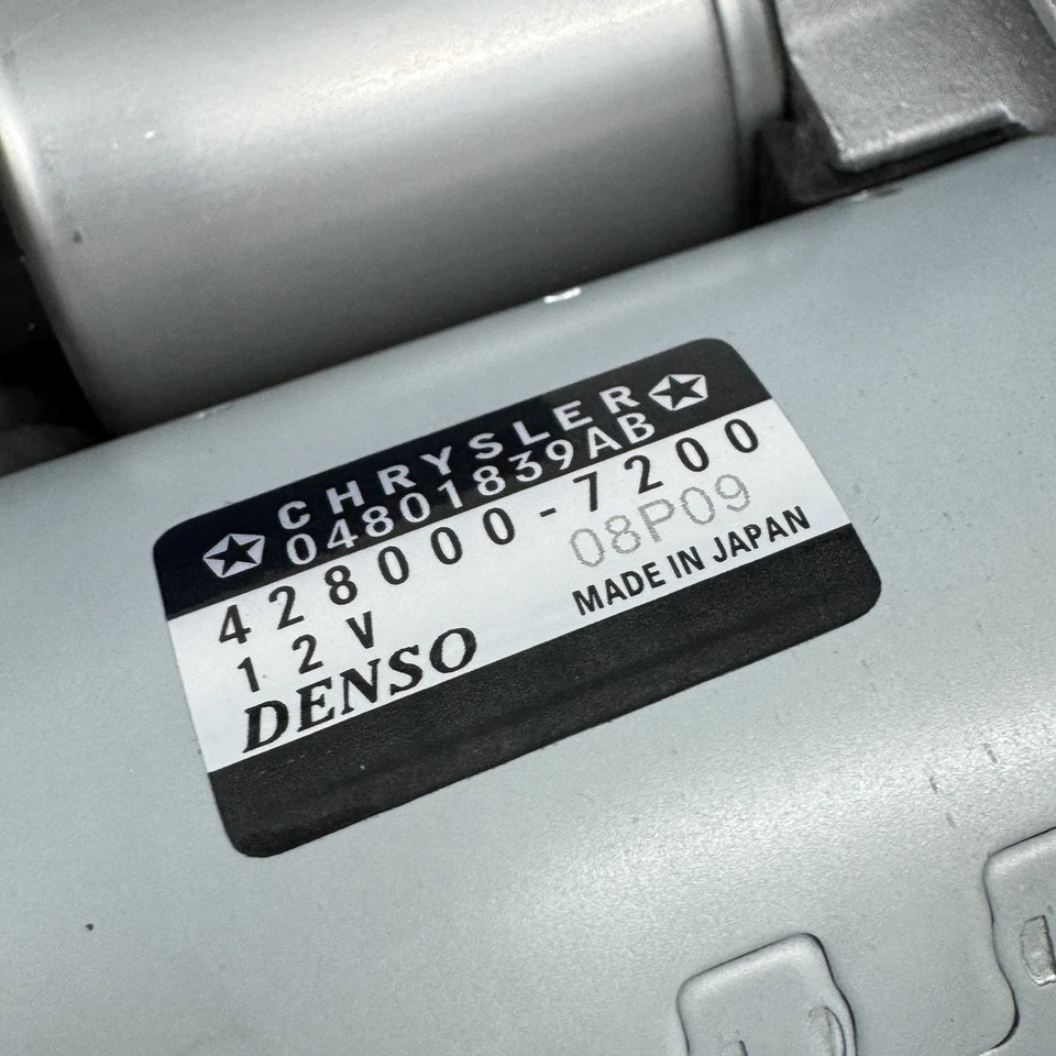 New Starter Fits For Chrysler 04801839AB 4801839AB RL801839AB Denso 428000-7200 Foto 3 de 4