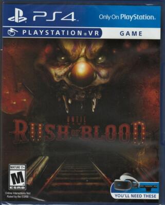 Until Dawn: Rush of Blood (PlayStation VR) PS4 (Brand New Factory Sealed US Vers